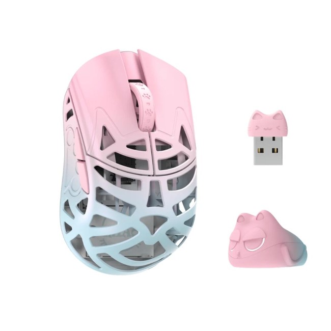 WLmouse Beast Miao — ультралегка магнієва ігрова миша 31 г для хвату fingertip / claw, із сенсором PAW3950HS та 8K Wireless.