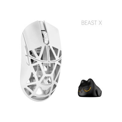 Миша WLmouse Beast X Pro OMRON Opticals Solid Sides White