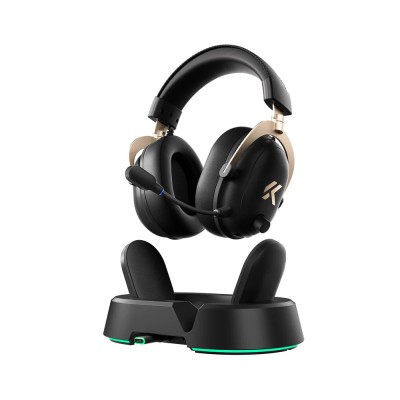 Ігрова гарнітура MCHOSE V9 Turbo Wireless Black Gold