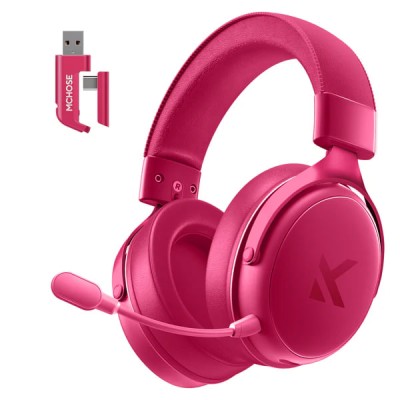 Ігрова гарнітура MCHOSE V9 Pro Rose Red