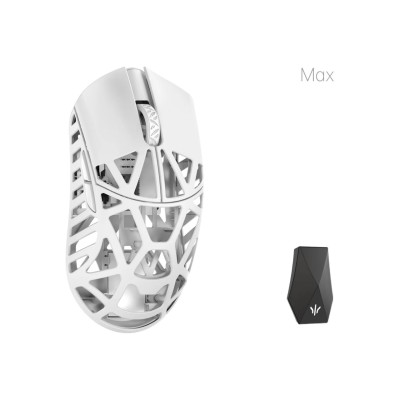 WLmouse Beast X Max Milky White — магнієва ігрова миша, Wireless 8K Polling Rate, PAW3395, 42g