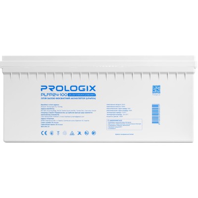 Акумуляторна батарея Prologix 25.6V 100AH ​​2560Wh ( PLFP24-100 ) LiFePO4
