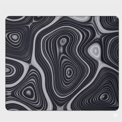Ігровий килимок для миші 450×400×4 мм Topographic Black Control