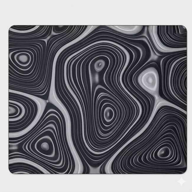 Ігровий килимок для миші 450×400×4 мм Topographic Black Control