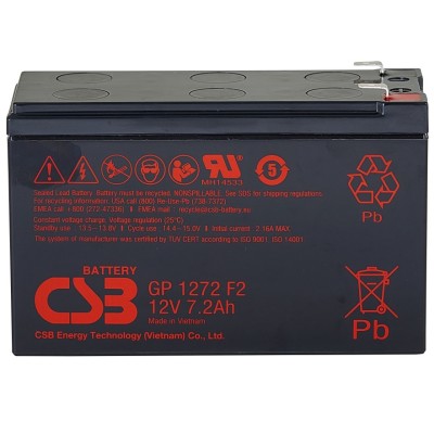 Акумуляторна батарея CSB 12V 7.2AH (GP1272) AGM