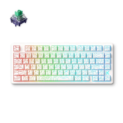 Клавіатура MCHOSE Jet 75 Kailh Magnetic God Switch White Topographic