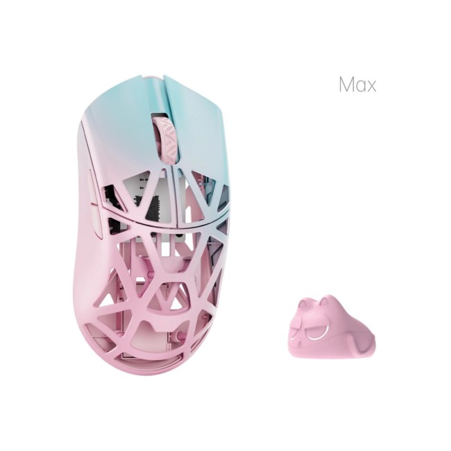 Мышь WLmouse Beast X Max OMRON Opticals Solid Sides Blue/Pink