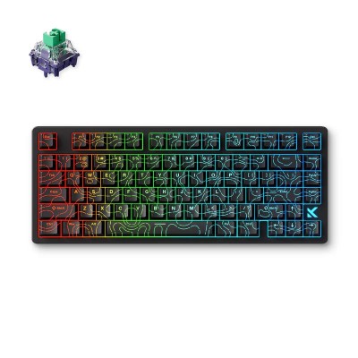 Клавіатура MCHOSE Jet 75 Kailh Magnetic God Switch Black Topographic