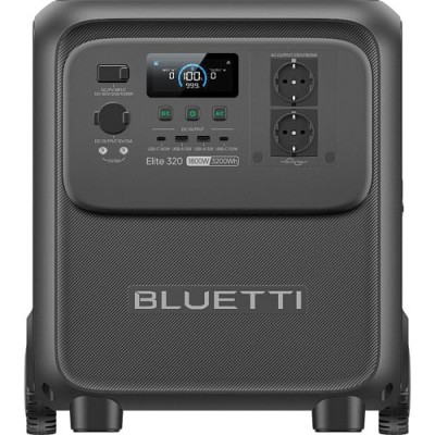 Зарядна станція BLUETTI Elite 320 (300W / 320Wh) | LiFePO4 акумулятор | Швидка зарядка, В наявності, Чорний