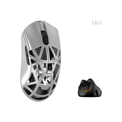 WLmouse Beast X Mini Pro Silver магнієва ігрова миша Wireless 8K Polling Rate PAW3395 34g-36g