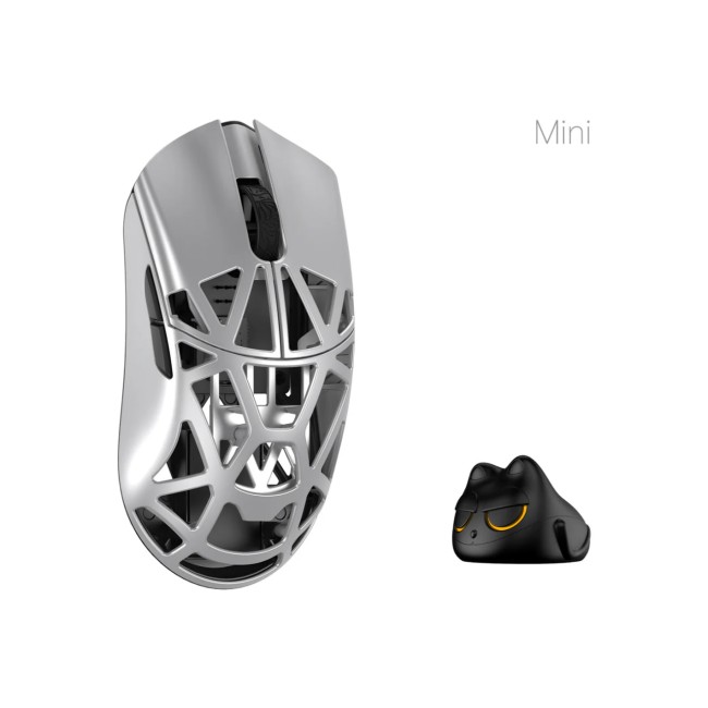 WLmouse Beast X Mini Pro Silver магнієва ігрова миша Wireless 8K Polling Rate PAW3395 34g-36g