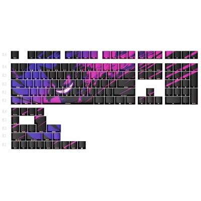 Кейкапи Pokemon PBT Side-Print Black Кейкапи Pokemon PBT Side-Print Black