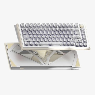 Клавіатура DrunkDeer A75 Ultra White Gold