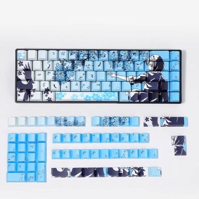 Кейкапи Sakura PBT Blue Кейкапи Sakura PBT Blue