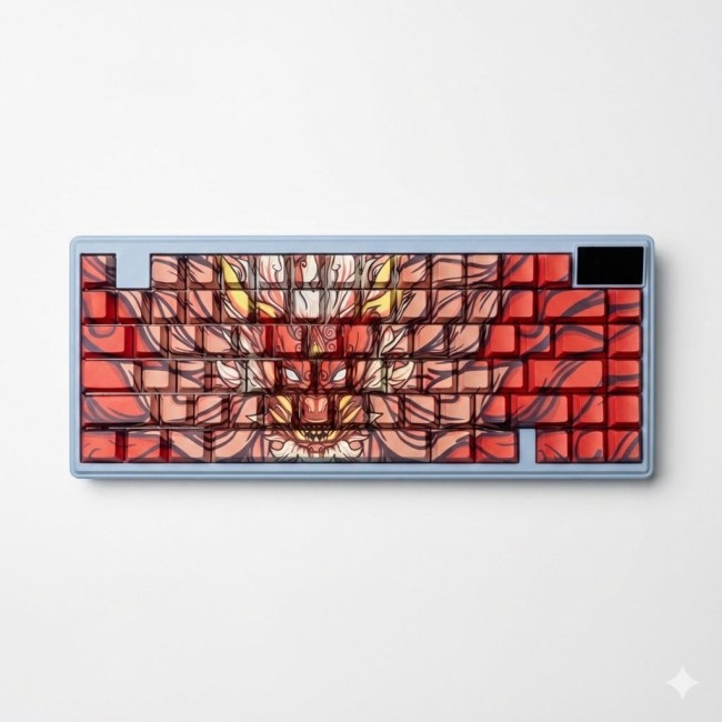 Кейкапи Dragon PBT Cherry Profile Red