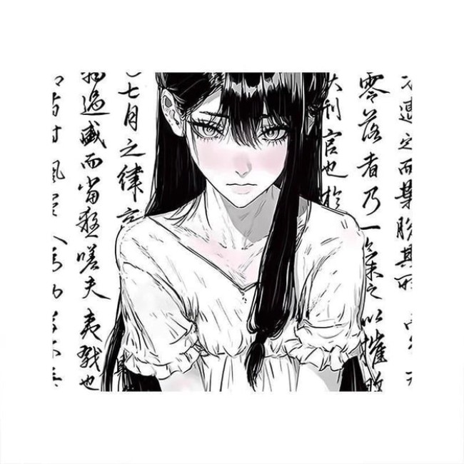 Ігровий килимок ANIME 450x400mm White