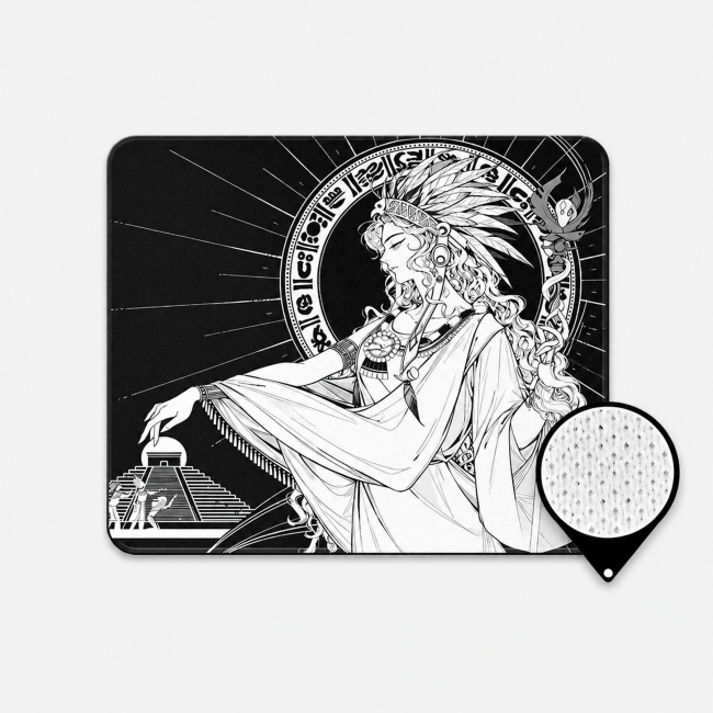 Ігровий килимок для миші Monochrome Art Series — Містична хранителька