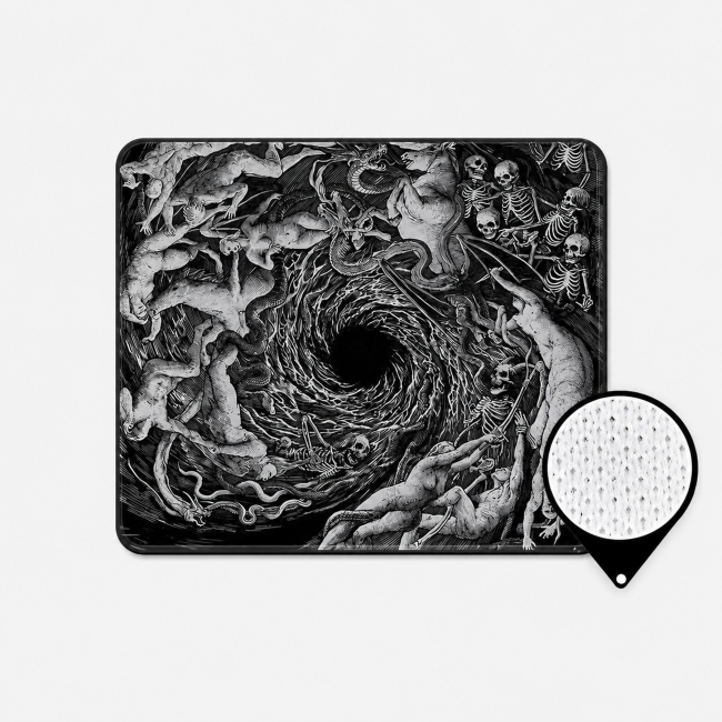 Ігровий килимок для миші Monochrome Art Series — Темний вихор