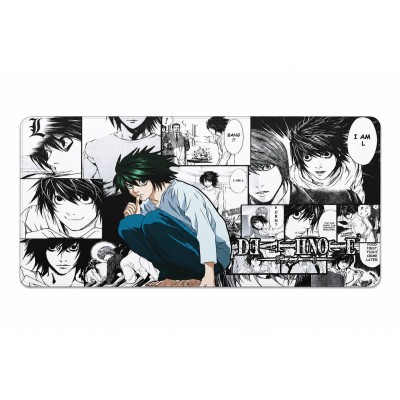 Килимок для миші Death Note «L на тлі сторінок манґи»