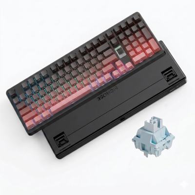 Клавіатура Mchose G98 V2 Pink Gradient Ice Blue