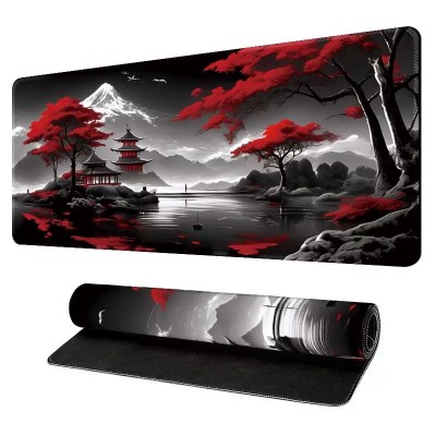 Великий ігровий килимок Japanese Landscape Series — Червоні клени біля Фудзі