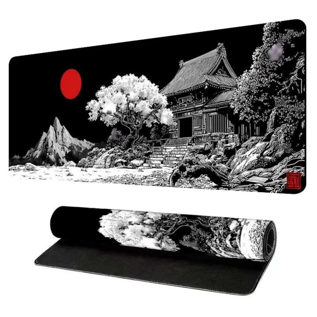 Великий ігровий килимок Japanese Landscape Series — Храм білої сакури