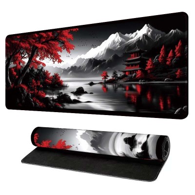 Великий ігровий килимок Japanese Landscape Series — Пагода біля снігових вершин