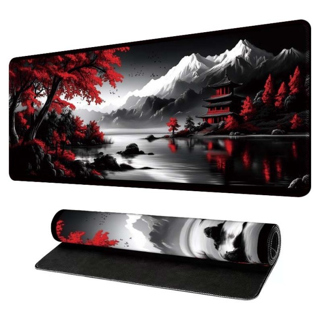 Великий ігровий килимок Japanese Landscape Series — Пагода біля снігових вершин