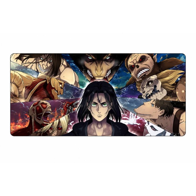 Великий килимок для миші Attack on Titan — Eren: Сила титанів