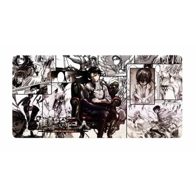 Великий килимок для миші Attack on Titan — Levi Manga Noir